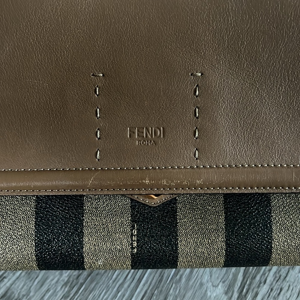 EUC - Fendi Pequin hand bag - Picture 11 of 15